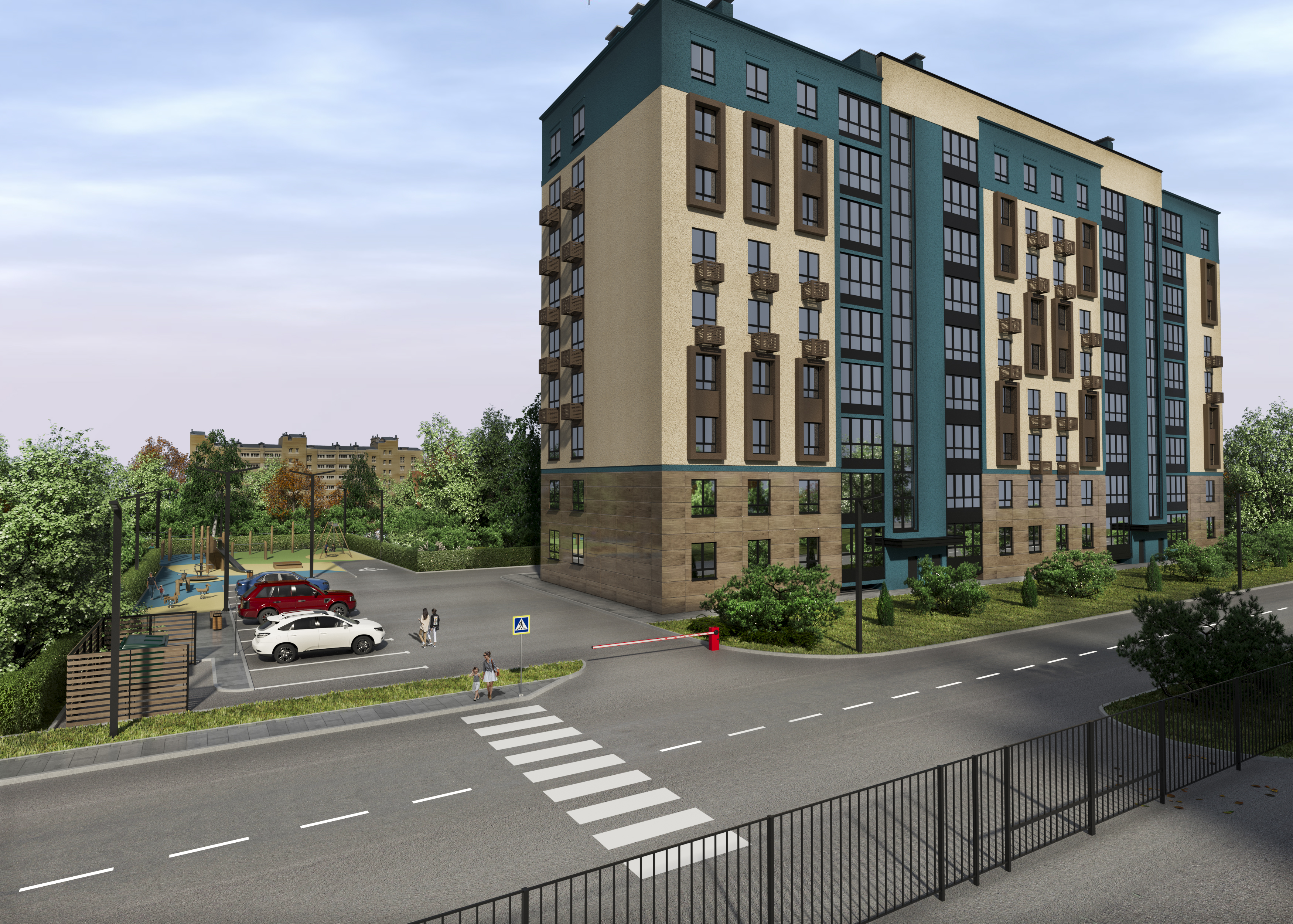 Фасад Клубного дома Атлас - вид 3