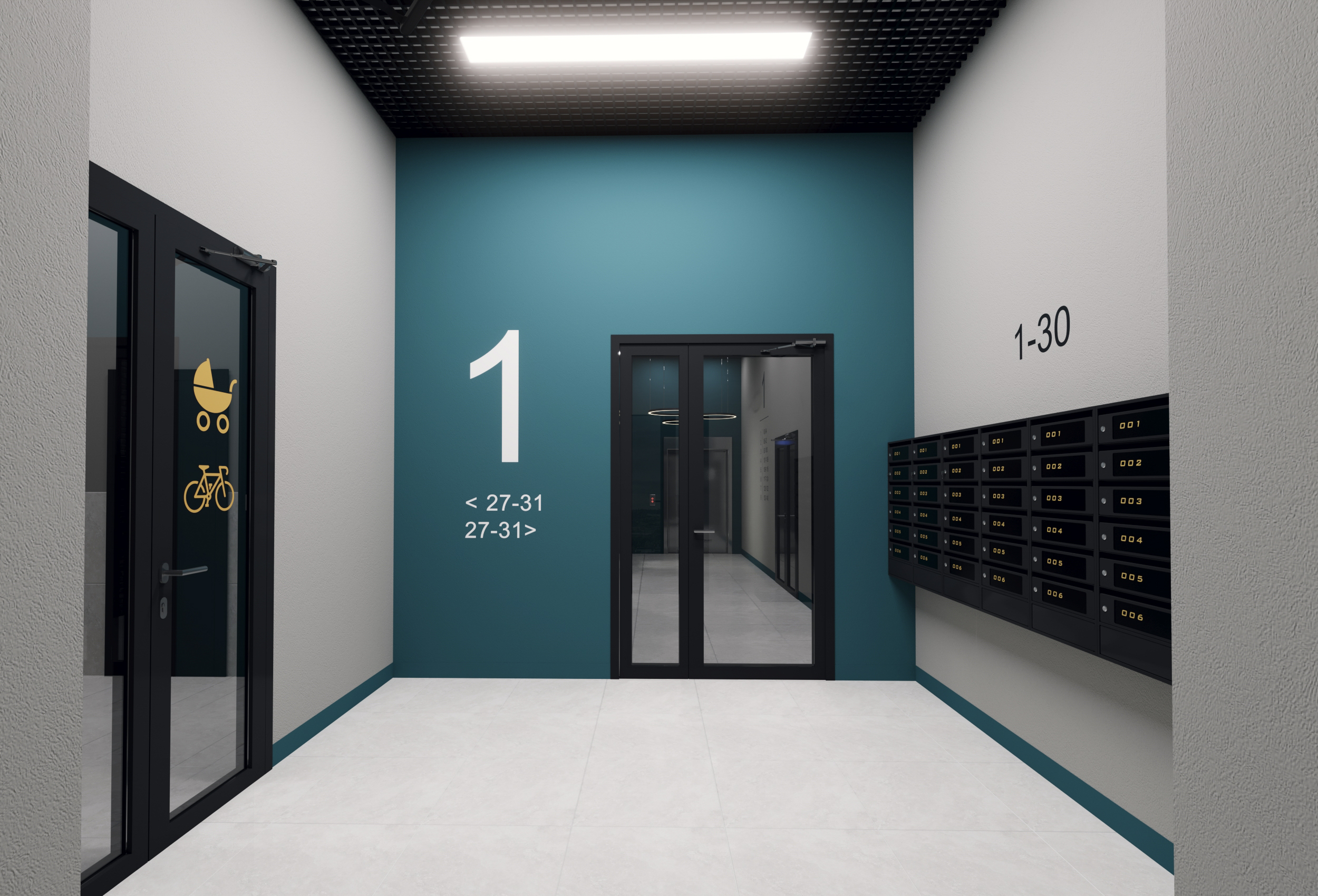 Холл и входная группа - вид 2